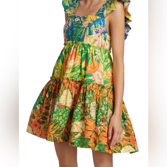FARM Rio Colorful Floral Mini Dress new - Picture 3 of 8